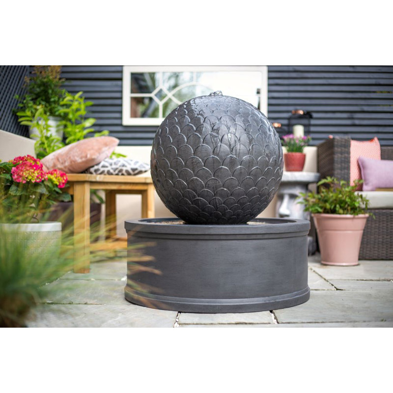 Sersic Easy Fountain Winchombe Cascade with Lights Mains Plugin Powered Water Feature
