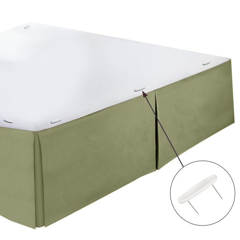 Tailored Bed Skirt, Full, Purple
