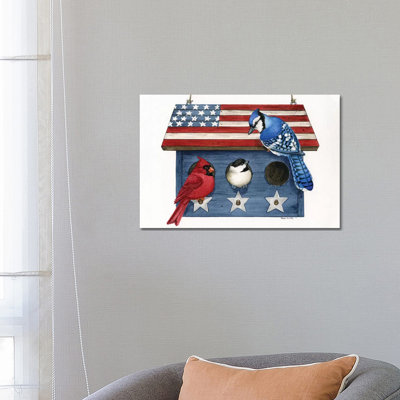 Patriotic Living by Tracy Lizotte - Painting on Canvas