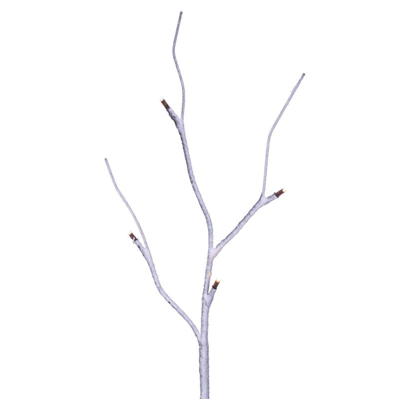 Vickerman LED Frosted Twig Collection 30'' Faux Tree in Freestanding