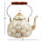 Mocha Check 3 Quart Tea Kettle