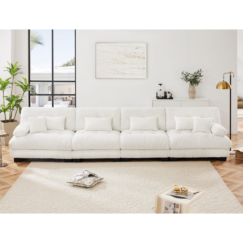Canapé 2 places Stoughton, Gris, H 35,4 po x l 94,4 po x P 36 po