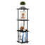 Elvin Corner Shelving Bookcase-372227554
