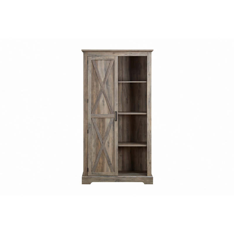 Armoire de rangement Kother, Gris délavé
