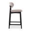 Tabouret de bar / de comptoir Alida Ena Lucia - siège en jute Harvest - structure Ebano-2043193056-2043193070