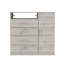 Commode 4 tiroirs avec placard vertical Khenadi-68146879