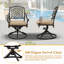 Ensemble de 4 chaises de patio Rosezella
