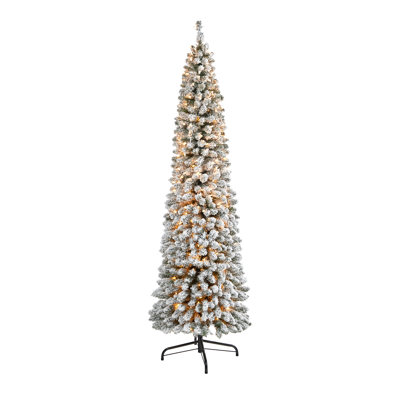 Lighted Artificial Spruce Christmas Tree