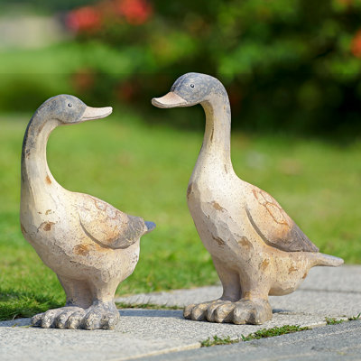Sculpture de jardin canard