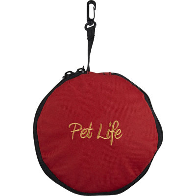 Pet Life Double Food and Water Travel Pet Bowl