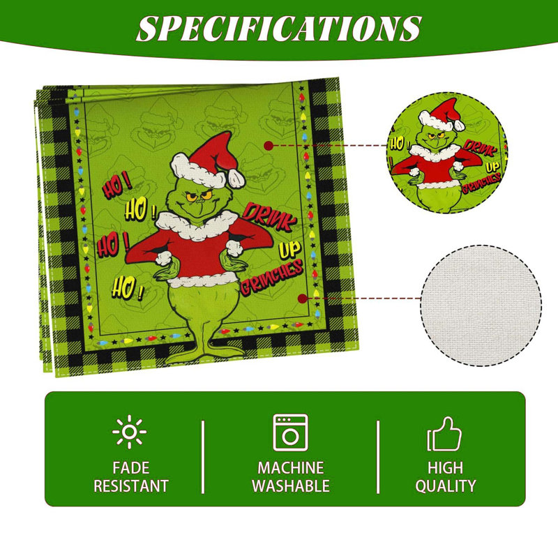 Christmas Table Runner 13x72 Inch Festive Winter Holiday Decoration For Dining Room, Kitchen, And Home Table Decor