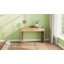 120cm Minimalist Home Office Desk with 2 Storage Drawers, Curved Waterfall Modern Writing Desk-2080826205