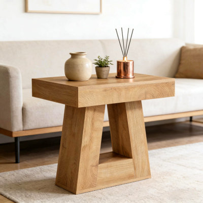 Table de bout unique, table d'appoint, table de thé élégante
