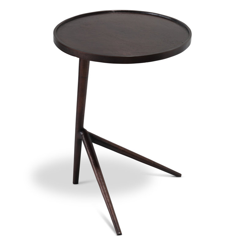 End Table, Antique Copper, 20.5" H x 16.25" W x 16.25" D