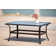 Table basse de patio avec verre Lexa