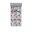 Bleu indigo doux / motif floral prune