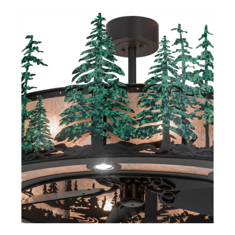 Tall Pines Downrod Ceiling Fan
