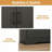 63" Tall Bookcase With Doors, 3-tier Open Storage Shelves, Anti-tipping & Back Panel Design, Freestanding Bookshelf, Black-161128558