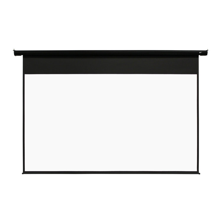 Spectrum White 73.6" x 130.7" Electric Wall/ Ceiling Mounted Projector Screen