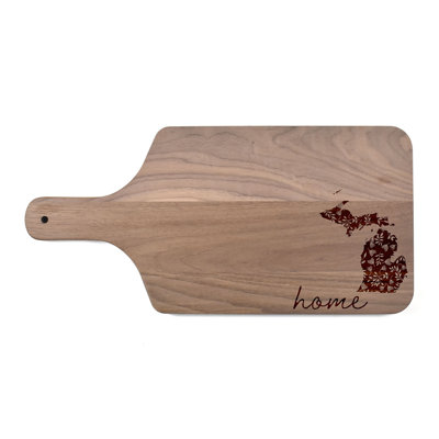 Floral Home State - Michigan Cutting Board