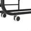 Grand grand lit pliant de 75 po x 46 po pour les personnes de grande taille, très grand et large lit escamotable avec mousse à mémoire de forme de 5 po