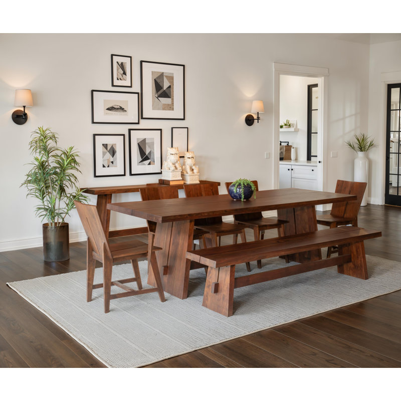 Acadia 79" Bench In Coffee Bean, Brown