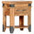 Solid Wood End Table with Storage