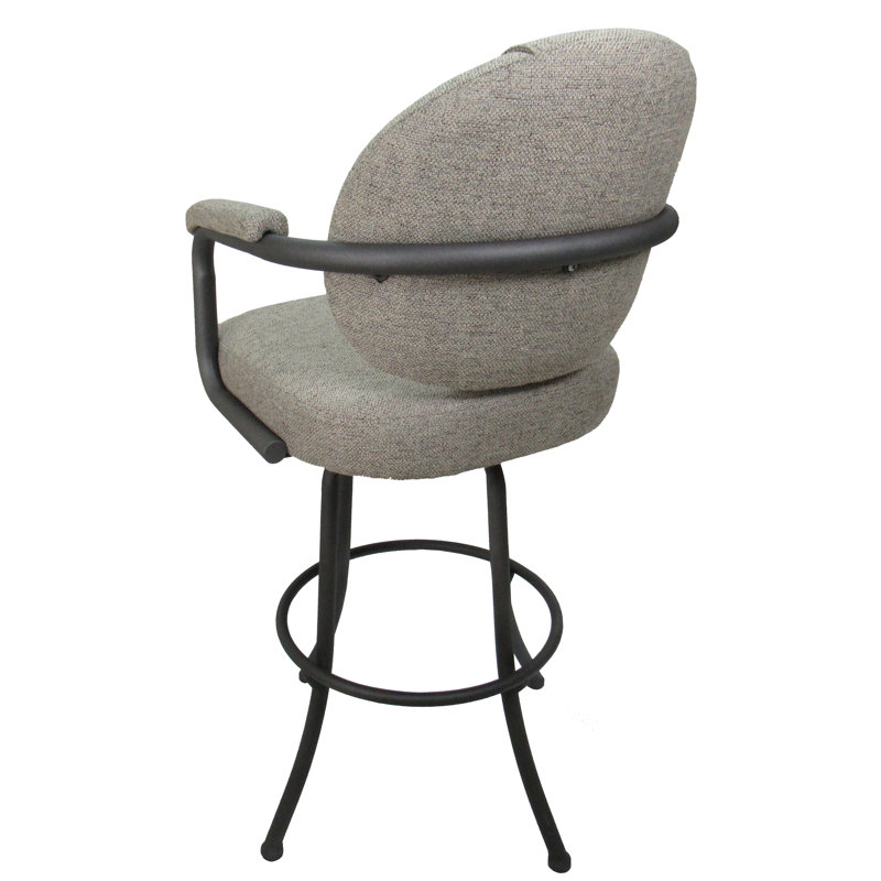 Ivette 26" Hemsath Driftwood - Grey, Hemsath Driftwood, Bar Stool (30" Seat Height), Beige