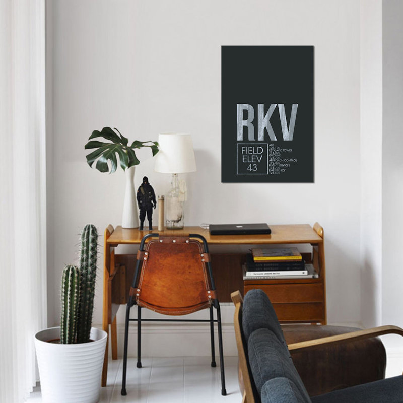 " Reykjavik " by 08 Left, 18" H x 12" W x 1.5" D, No Mat, Wrapped Canvas