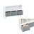 Children's Multi-Purpose Bookshelf With Collapsible Fabric Bins-1641420973