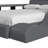Avabella Lounge Chair In Grey Pu