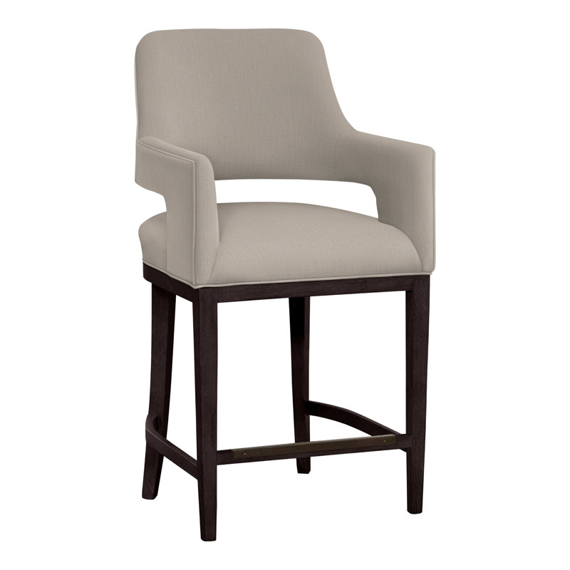 Tabouret de bar et de comptoir Josie, Espresso, Noisette 8794, Tabouret de comptoir (siège d'une hauteur de 26,5