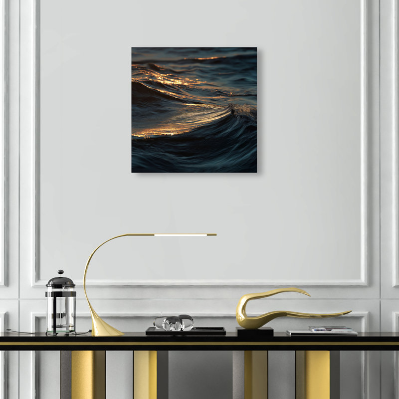 Sunset Sea I Print by Oliver Gal, 16" H x 16" W, Gallery Wrapped