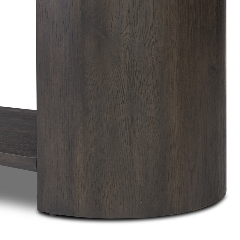 Farrow 79'' W Console Table, Smoked Black