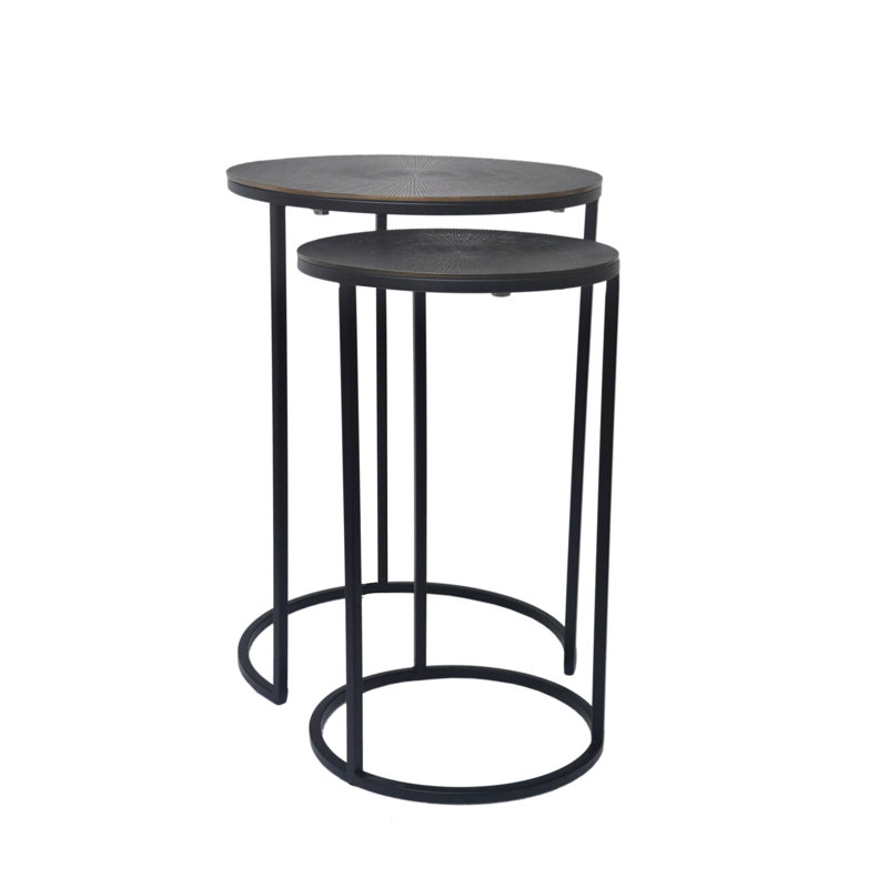 Holsinger Frame Nesting Tables, Antique Bronze