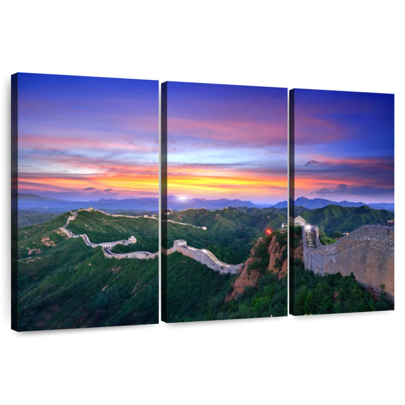 Rorry Great Wall Of China Sunset, 20" H x 33" W