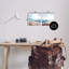 «Waves Breaking Shoreline», ensemble de 2 plaques murales par Susan Bryant