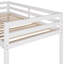 Lit mezzanine avec glissade, conception multifonctionnelle, lit simple (blanc), lit-1437033892