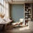 Deco Lily - Sky Blue Wallpaper-132834175-132834179