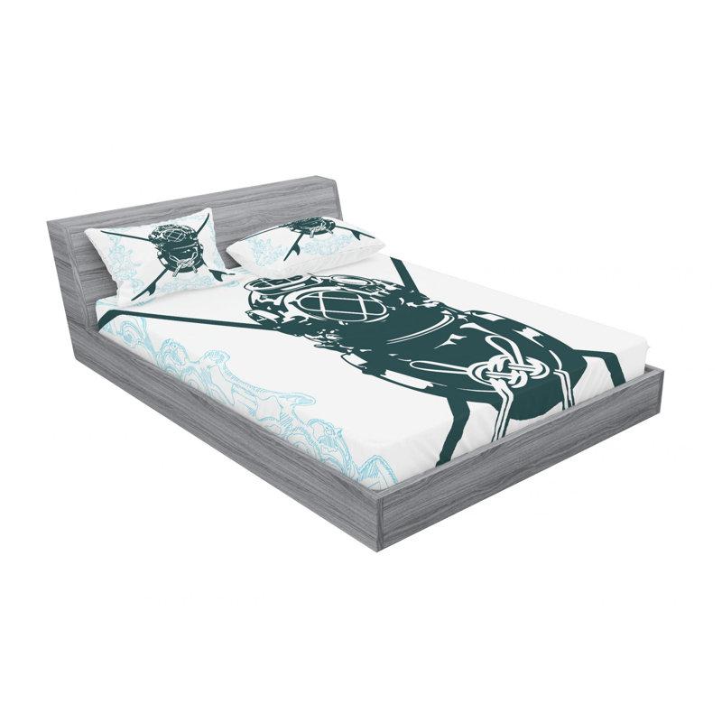 Microfiber Sheet Set, Full Sheet Set with Fitted Sheet
