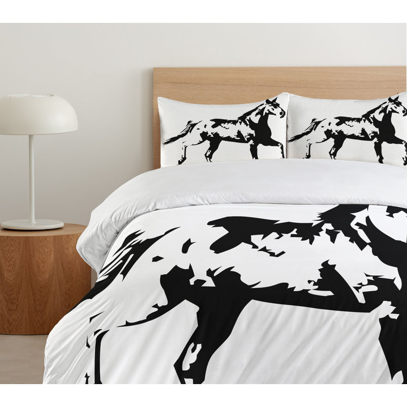 Apartment Farmhouse / Country Polyester Duvet Cover, King
