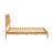 Catrece Solid Wood Platform Bed with Spindle Headboard-883629406-881942707