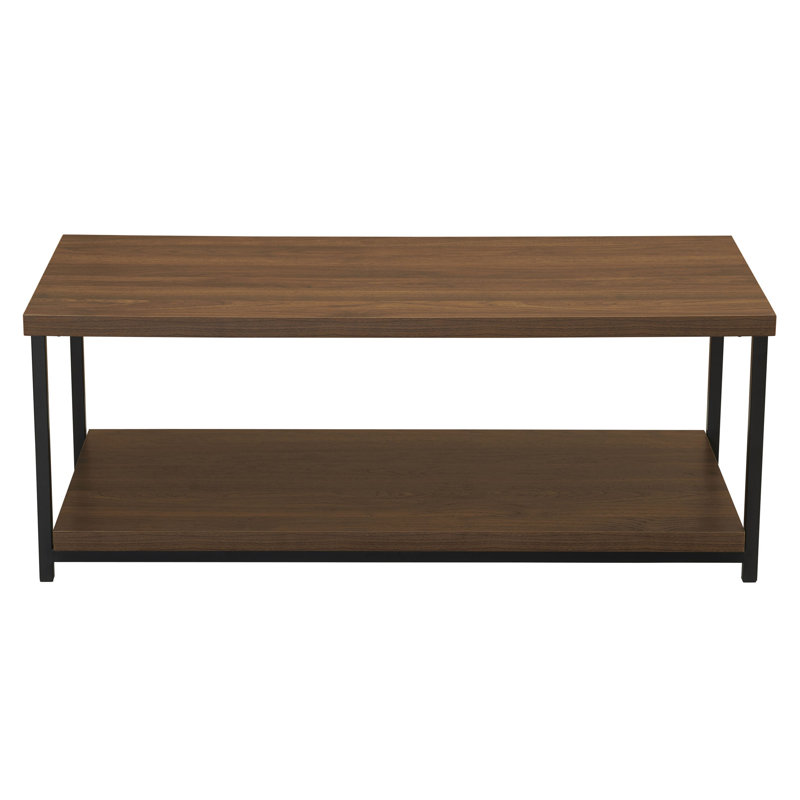 Table basse rectangulaire avec rangement Gateshead Jamestown, Brun