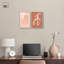 «Abstract Wall Art», ensemble de décorations murales en acrylique encadrées par Art Remedy, cadre argenté, 10 x 15-129609195-129609190