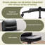 Chaise de bureau en polyuréthane sans accoudoirs-115048003