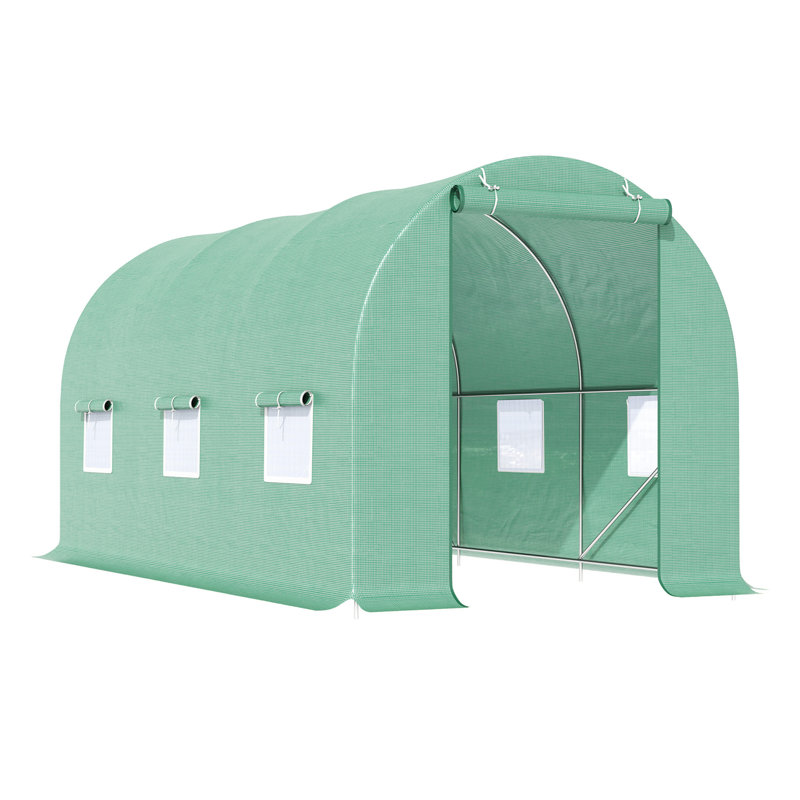 Serres récréatives, 78,75''H x 175,25''L x 78,75''P, Vert