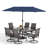 Alyah 6 - Person Patio Dining Set with Rectangular Table-97347861