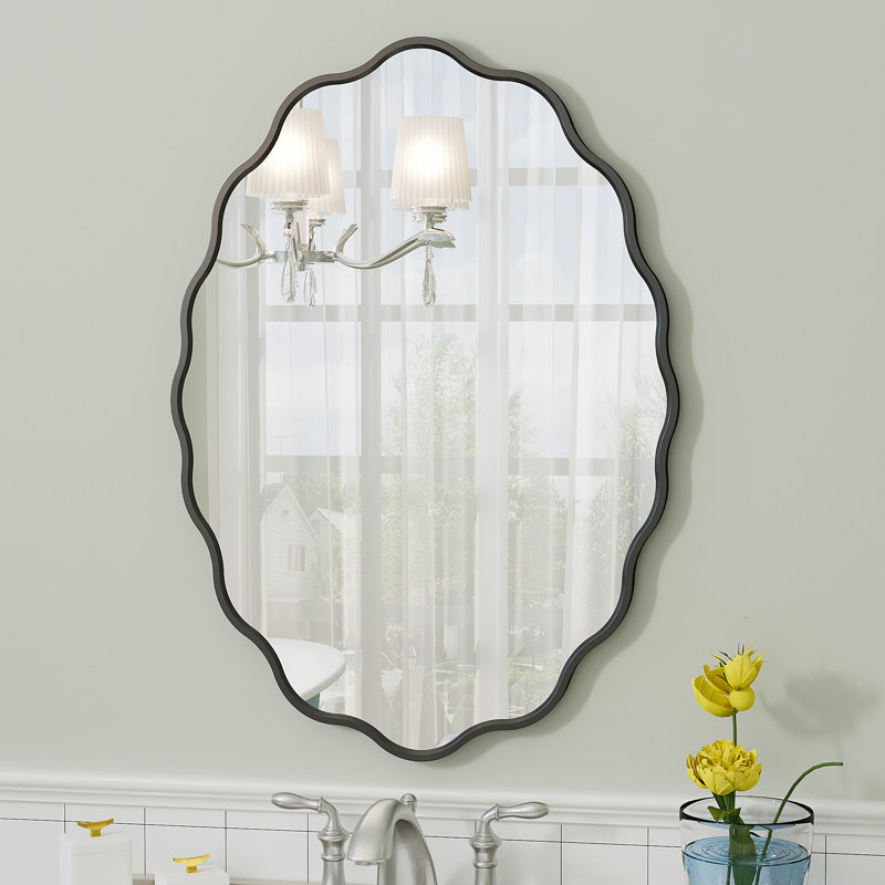 Miroir mural Amara Wavy, 28 po x 20 po