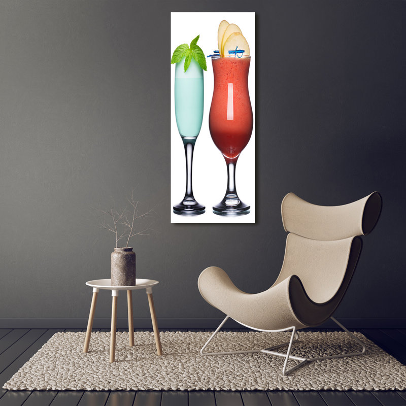 Colourful Cocktails - Wrapped Canvas Print