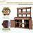 Potting Bench Table with 3 Shelves,6 Drawers-1472111631